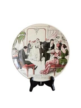 Boch Frères "Le Dimanche Mondain" Decorative Plate